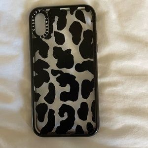 Casetify impact iPhone XR Leopard Print Case